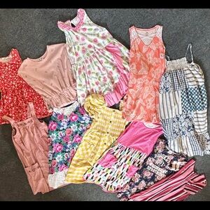 Vibrant Kids Casual Dress Collection - Pink, Yellow, and Blue